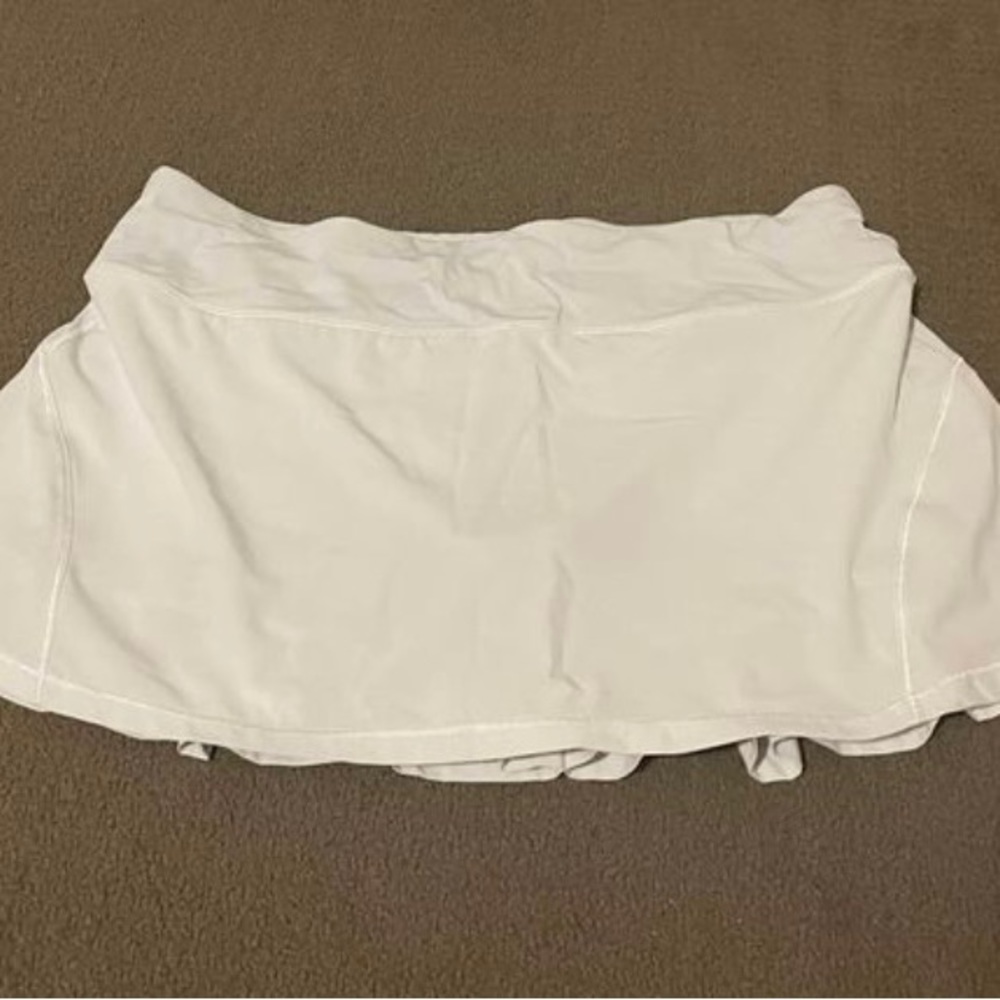 Lulu Lemon White Tennis Skirt